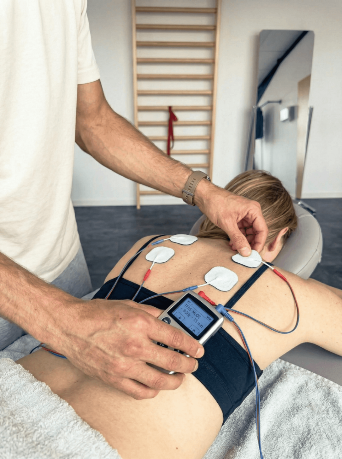 Elektrotherapie und Ultraschalltherapie