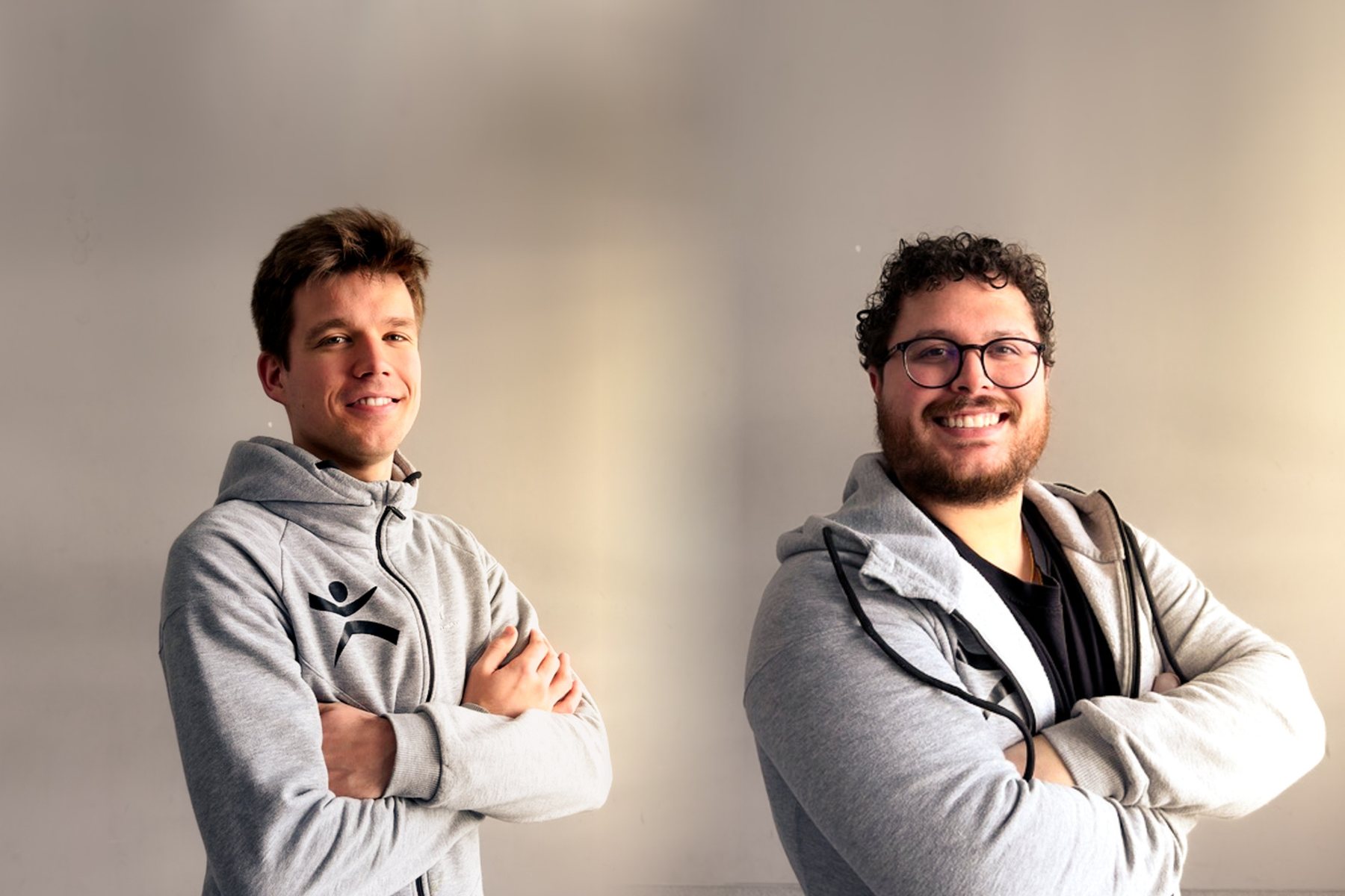 Leon und Lino, Sportphysiotherapeuten der PhysioBox am Zollhafen